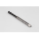 M6x1.0 M HSS-E Spiral Flute Tap, 6mm Shank x 10mm Thread Length, 2.5XD, Mod. Bottoming, 3 Flute, 6H, Hardslick Coated