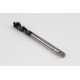 M12x1.75 M HSS-E Spiral Flute Tap, 9mm Shank x 18mm Thread Length, 2.5XD, Mod. Bottoming, 3 Flute, 6H, Hardslick Coated