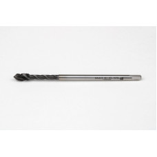 M4x0.5 MF HSS-E Spiral Flute Tap, 2.8mm Shank x 5mm Thread Length, 2.5XD, Mod. Bottoming, 3 Flute, 6HX, Hardslick Coated