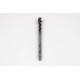 M6x0.75 MF HSS-E Spiral Flute Tap, 4.5mm Shank x 8mm Thread Length, 2.5XD, Mod. Bottoming, 3 Flute, 6HX, Hardslick Coated