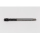 M8x1.0 MF HSS-E Spiral Flute Tap, 6mm Shank x 10mm Thread Length, 2.5XD, Mod. Bottoming, 3 Flute, 6HX, Hardslick Coated