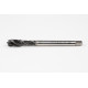M10x1.25 MF HSS-E Spiral Flute Tap, 7mm Shank x 16mm Thread Length, 2.5XD, Mod. Bottoming, 3 Flute, 6HX, Hardslick Coated