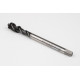 M10x1.25 MF HSS-E Spiral Flute Tap, 7mm Shank x 16mm Thread Length, 2.5XD, Mod. Bottoming, 3 Flute, 6HX, Hardslick Coated