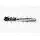 M14x1.5 MF HSS-E Spiral Flute Tap, 11mm Shank x 15mm Thread Length, 2.5XD, Mod. Bottoming, 3 Flute, 6HX, Hardslick Coated
