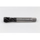 M18x1.5 MF HSS-E Spiral Flute Tap, 14mm Shank x 17mm Thread Length, 2.5XD, Mod. Bottoming, 4 Flute, 6HX, Hardslick Coated