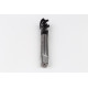 M18x1.5 MF HSS-E Spiral Flute Tap, 14mm Shank x 17mm Thread Length, 2.5XD, Mod. Bottoming, 4 Flute, 6HX, Hardslick Coated