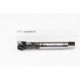 M20x1.5 MF HSS-E Spiral Flute Tap, 16mm Shank x 17mm Thread Length, 2.5XD, Mod. Bottoming, 4 Flute, 6HX, Hardslick Coated