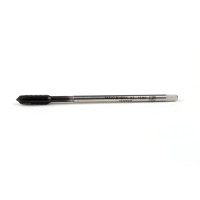 M4x0.5 MF HSS-E Spiral Point Tap, 2.8mm Shank x 10mm Thread Length, 3XD, Plug, 3 Flute, 6H, Hardslick Coated