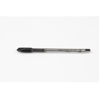 M6x0.75 MF HSS-E Spiral Point Tap, 4.5mm Shank x 13mm Thread Length, 3XD, Plug, 3 Flute, 6H, Hardslick Coated