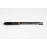 M8x1.0 MF HSS-E Spiral Point Tap, 6mm Shank x 17mm Thread Length, 3XD, Plug, 3 Flute, 6H, Hardslick Coated