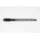 M8x1.0 MF HSS-E Spiral Point Tap, 6mm Shank x 17mm Thread Length, 3XD, Plug, 3 Flute, 6H, Hardslick Coated