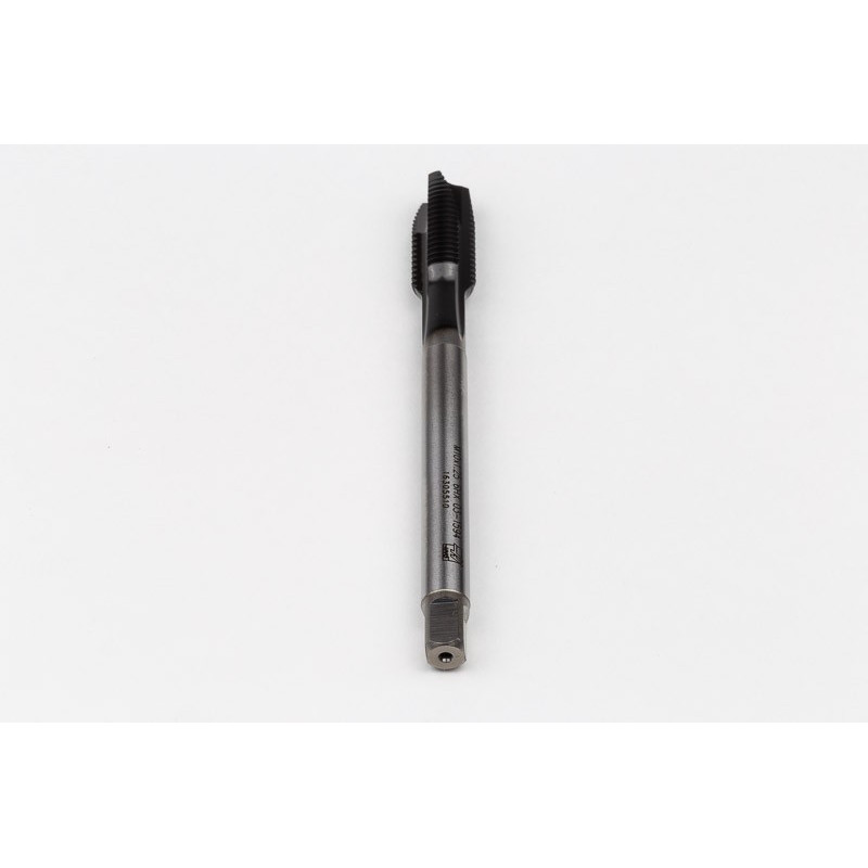 M10x1.25 MF HSS-E Spiral Point Tap, 7mm Shank x 22mm Thread Length, 3XD, Plug, 3 Flute, 6H, Hardslick Coated