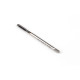 M2.5x0.45 M HSS-E Spiral Point Tap, 2.8mm Shank x 9mm Thread Length, 3XD, Plug, 3 Flute, 6HX, Hardslick Coated