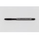 M3.5x0.6 M HSS-E Spiral Point Tap, 4mm Shank x 12mm Thread Length, 3XD, Plug, 3 Flute, 6HX, Hardslick Coated