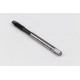 M6x1.0 M HSS-E Spiral Point Tap, 6mm Shank x 17mm Thread Length, 3XD, Plug, 3 Flute, 6HX, Hardslick Coated