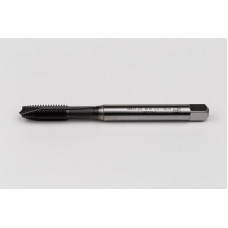 M8x1.25 M HSS-E Spiral Point Tap, 8mm Shank x 20mm Thread Length, 3XD, Plug, 3 Flute, 6HX, Hardslick Coated
