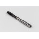 M8x1.25 M HSS-E Spiral Point Tap, 8mm Shank x 20mm Thread Length, 3XD, Plug, 3 Flute, 6HX, Hardslick Coated