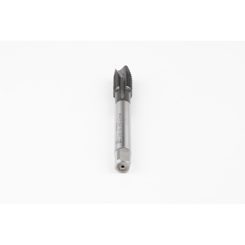 M14x2.0 M HSS-E Spiral Point Tap, 11mm Shank x 26mm Thread Length, 3XD, Plug, 4 Flute, 6HX, Hardslick Coated