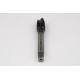M16x2.0 M HSS-E Spiral Point Tap, 12mm Shank x 27mm Thread Length, 3XD, Plug, 4 Flute, 6HX, Hardslick Coated