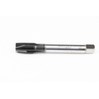 M20x2.5 M HSS-E Spiral Point Tap, 16mm Shank x 32mm Thread Length, 3XD, Plug, 4 Flute, 6HX, Hardslick Coated