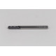 4mm Dia. Carbide Ball End Mill, 4 Flute, Hyb. AlCrN Coated, 4mm Smooth Shank x 12mm LOC, HTPM