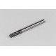 5mm Dia. Carbide Ball End Mill, 4 Flute, Hyb. AlCrN Coated, 5mm Smooth Shank x 15mm LOC, HTPM