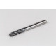 6mm Dia. Carbide Ball End Mill, 4 Flute, Hyb. AlCrN Coated, 6mm Smooth Shank x 20mm LOC, HTPM