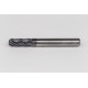 8mm Dia. Carbide Ball End Mill, 4 Flute, Hyb. AlCrN Coated, 8mm Smooth Shank x 22mm LOC, HTPM