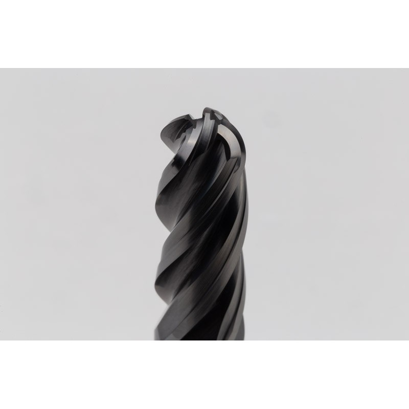 Кулькова фреза з твердим сплавом діаметром 10 мм, 4-зуба, гібридне покриття AlCrN, хвостовик Weldon 10 мм x 25 мм LOC, HTPM