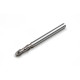 3mm Dia. Carbide Ball End Mill, 2 Flute, Uncoated, 3mm Smooth Shank x 10mm LOC, HSAM1
