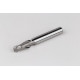 10mm Dia. Carbide Ball End Mill, 2 Flute, Uncoated, 10mm Smooth Shank x 25mm LOC, HSAM1