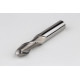 16mm Dia. Carbide Ball End Mill, 2 Flute, Uncoated, 16mm Smooth Shank x 40mm LOC, HSAM1