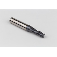 Кінцева фреза для грубої обробки з кобальту діаметром 8 мм, 3-зуба, з покриттям TiCN, хвостовик Weldon 10 мм x довжина зубця 20 мм, фаска 0,51 мм, CPRA