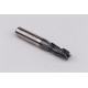 10mm Dia. Cobalt Coarse Roughing End Mill, 3 Flute, TiCN Coated, 10mm Weldon Shank x 22mm LOC, 0.6mm Chamfer, CPRA