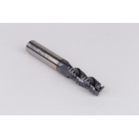 Кінцева фреза для грубої обробки з кобальту діаметром 12 мм, 3-зуба, з покриттям TiCN, хвостовик Weldon 12 мм x 32 мм LOC, фаска 0,74 мм, CPRA