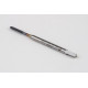 M2x0.4 M HSS-E Straight Flute Tap, 2.8mm Shank x 8mm Thread Length, 2XD, Mod. Bottoming, 3 Flute, 6HX, TiCN Coated