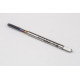 M2.5x0.45 M HSS-E Straight Flute Tap, 2.8mm Shank x 9mm Thread Length, 2XD, Mod. Bottoming, 3 Flute, 6HX, TiCN Coated