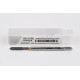 M2.5x0.45 M HSS-E Straight Flute Tap, 2.8mm Shank x 9mm Thread Length, 2XD, Mod. Bottoming, 3 Flute, 6HX, TiCN Coated