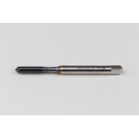 Мітчик M5x0.8 M HSS-E з прямою канавкою, хвостовик 6 мм x довжина різьби 15 мм, 2XD, модифіковане нижнє різьблення, 4 канавки, 6HX, покриття TiCN