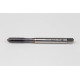 M7x1.0 M HSS-E Straight Flute Tap, 7mm Shank x 17mm Thread Length, 2XD, Mod. Bottoming, 4 Flute, 6HX, TiCN Coated