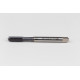 M8x1.25 M HSS-E Straight Flute Tap, 8mm Shank x 20mm Thread Length, 2XD, Mod. Bottoming, 4 Flute, 6HX, TiCN Coated