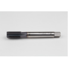M18x2.5 M HSS-E Straight Flute Tap, 14mm Shank x 30mm Thread Length, 2XD, Mod. Bottoming, 4 Flute, 6HX, TiCN Coated