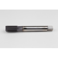 M20x2.5 M HSS-E Straight Flute Tap, 16mm Shank x 32mm Thread Length, 2XD, Mod. Bottoming, 4 Flute, 6HX, TiCN Coated