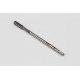 M4x0.5 MF HSS-E Straight Flute Tap, 2.8mm Shank x 10mm Thread Length, 2XD, Mod. Bottoming, 3 Flute, 6HX, TiCN Coated