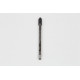 M4x0.5 MF HSS-E Straight Flute Tap, 2.8mm Shank x 10mm Thread Length, 2XD, Mod. Bottoming, 3 Flute, 6HX, TiCN Coated