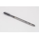 M5x0.5 MF HSS-E Straight Flute Tap, 3.5mm Shank x 11mm Thread Length, 2XD, Mod. Bottoming, 4 Flute, 6HX, TiCN Coated