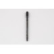 M5x0.5 MF HSS-E Straight Flute Tap, 3.5mm Shank x 11mm Thread Length, 2XD, Mod. Bottoming, 4 Flute, 6HX, TiCN Coated