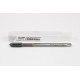 M6x0.75 MF HSS-E Straight Flute Tap, 4.5mm Shank x 13mm Thread Length, 2XD, Mod. Bottoming, 4 Flute, 6HX, TiCN Coated