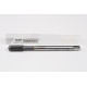 M8x1.0 MF HSS-E Straight Flute Tap, 6mm Shank x 17mm Thread Length, 2XD, Mod. Bottoming, 4 Flute, 6HX, TiCN Coated