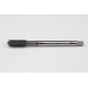 M10x1.25 MF HSS-E Straight Flute Tap, 7mm Shank x 22mm Thread Length, 2XD, Mod. Bottoming, 4 Flute, 6HX, TiCN Coated